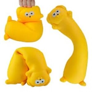 Orb Easy Sqweezy Puppy Kids OS Yellow New Super Stretchy Sensory Fidget Toy